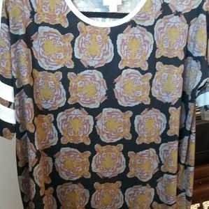 LuLa Roe Irma Tiger print